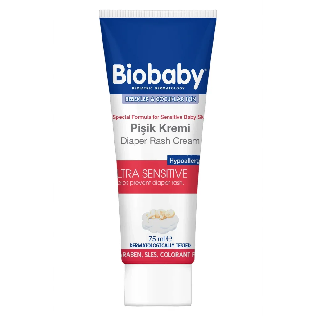 Biobaby Ultra Hassas Pişik Giderici Krem 75 ml