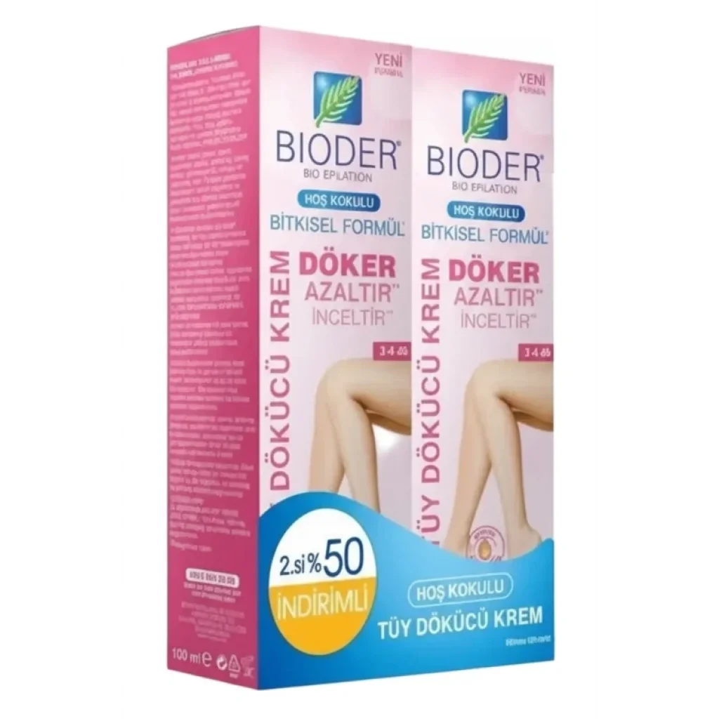 Bioder Tüy Dökücü Krem Kadınlara Özel 100 ml - 2 Adet