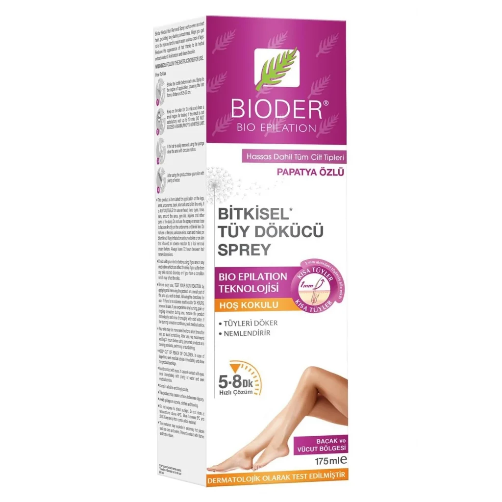 Bioder Tüy Dökücü Sprey Kadın 175 ml
