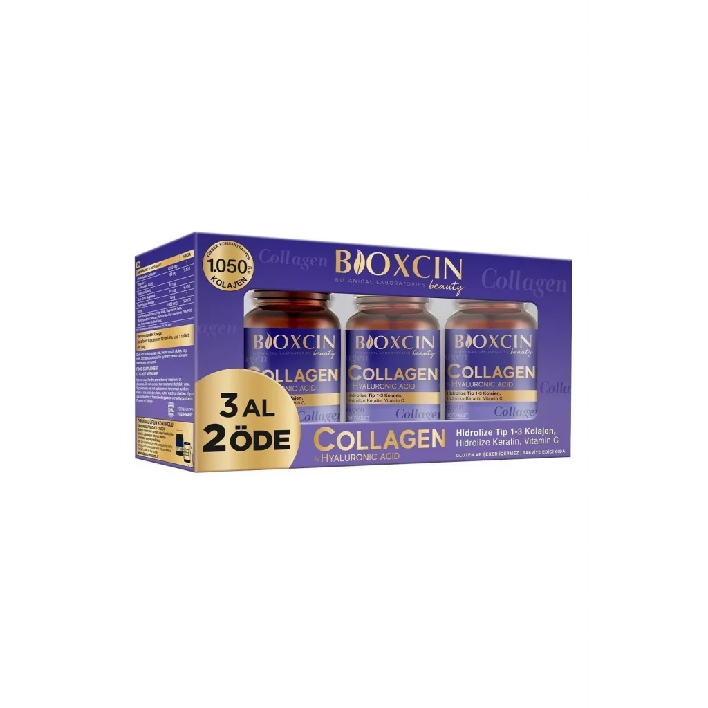 Bioxcin Collagen Hyaluronic Acid Hidrolize Tip 1-3 Kolajen 3 x 30 Tablet - 3 Al 2 Öde