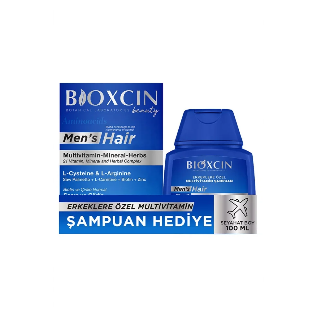 Bioxcin Men Hair Set - 30 Tablet + Şampuan 100 ml Hediyeli