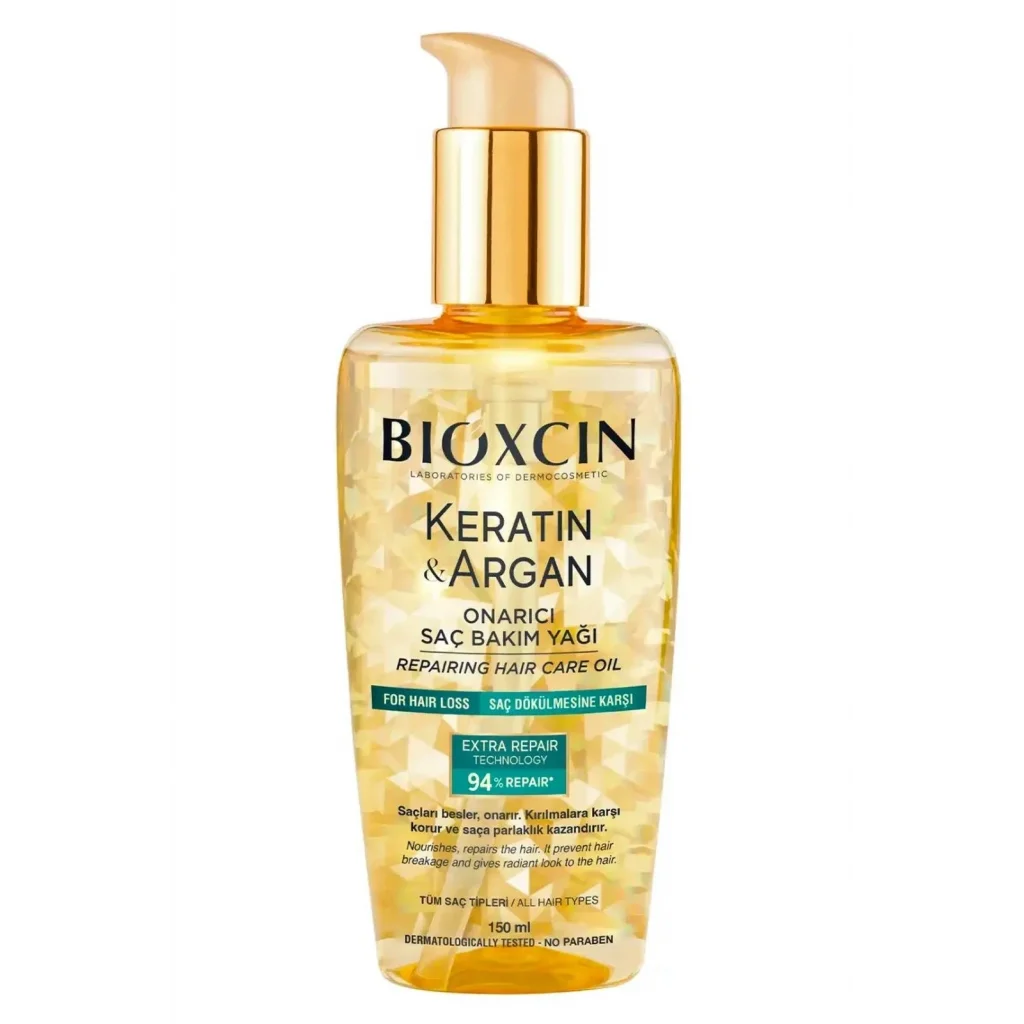 Bioxcin Saç Bakım Yağı Onarıcı Keratin  Argan 150 ml