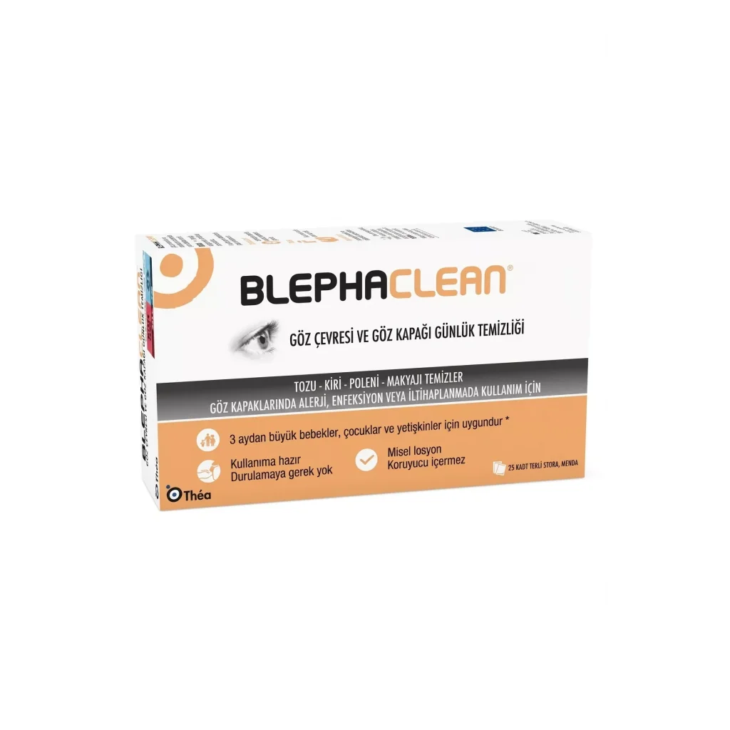 Blephaclean 20 Adet Göz Makyaj Temizleme Mendili