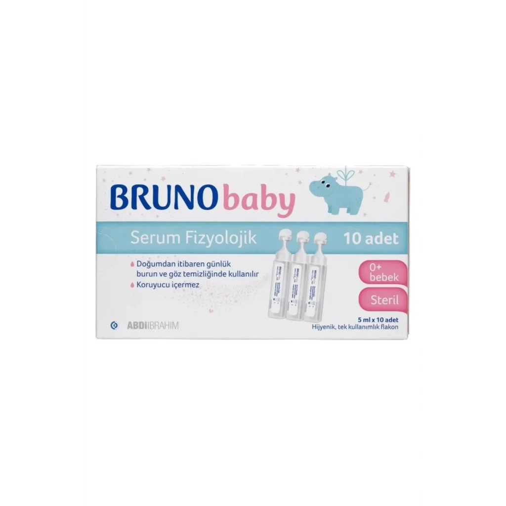 Bruno Serum Fizyolojik 5 ml x 10 Flakon