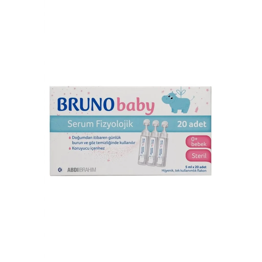 Bruno Serum Fizyolojik 5 ml x 20 Flakon