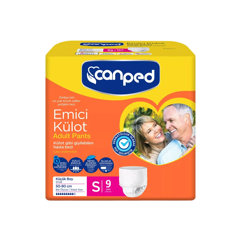 Canped Emici Külot Küçük (S) 9’lu