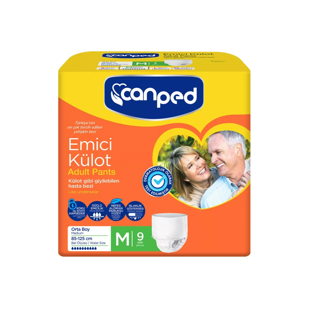 Canped Emici Külot Orta (M) 9’lu
