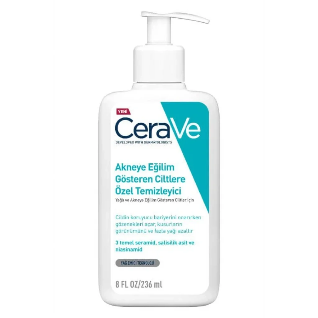 Cerave Akneye Eğilimli Ciltler İçin Özel Temizleyici 236 ml