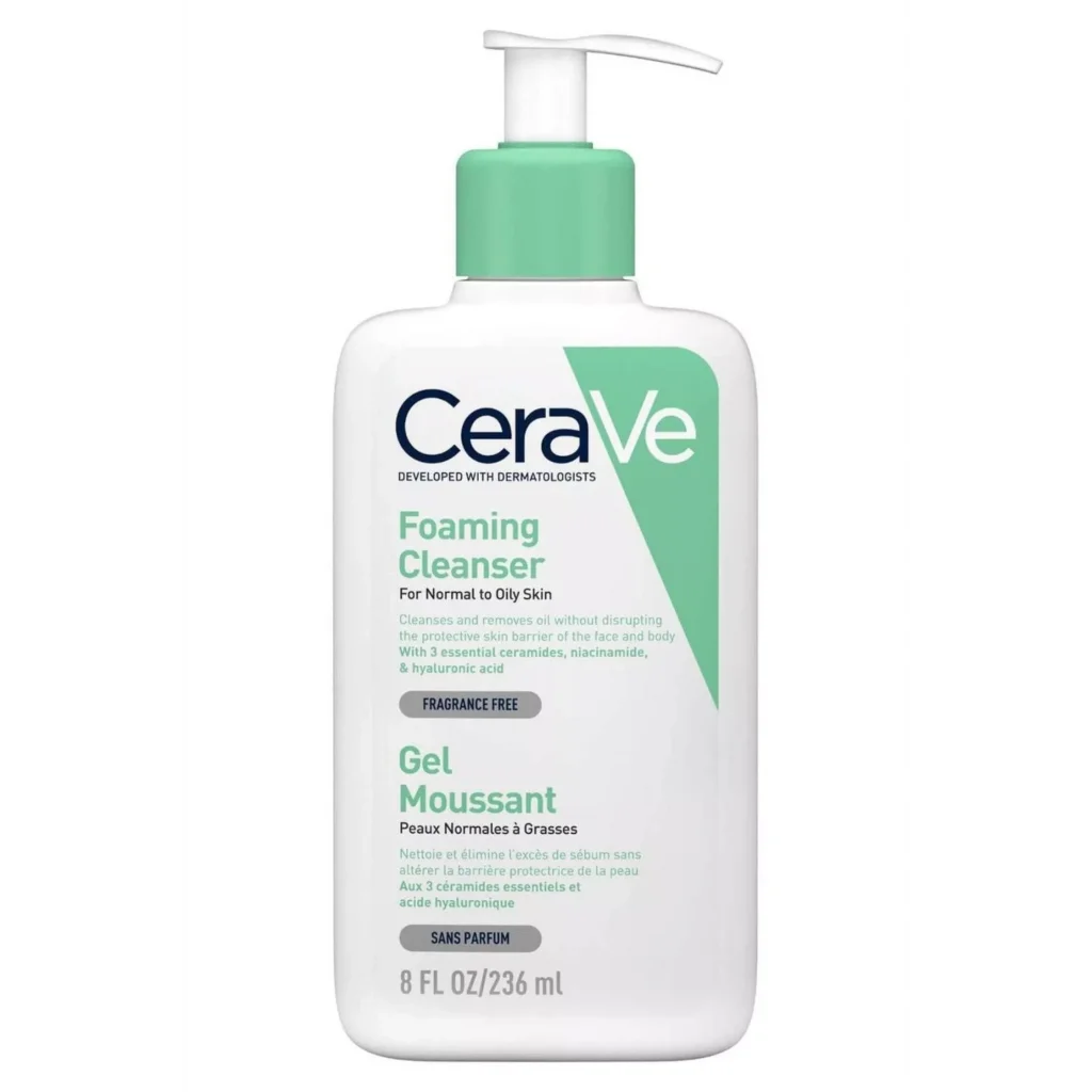 Cerave Foaming Cleanser Normal  Yagliya Dönük Ciltler Için 236 ml