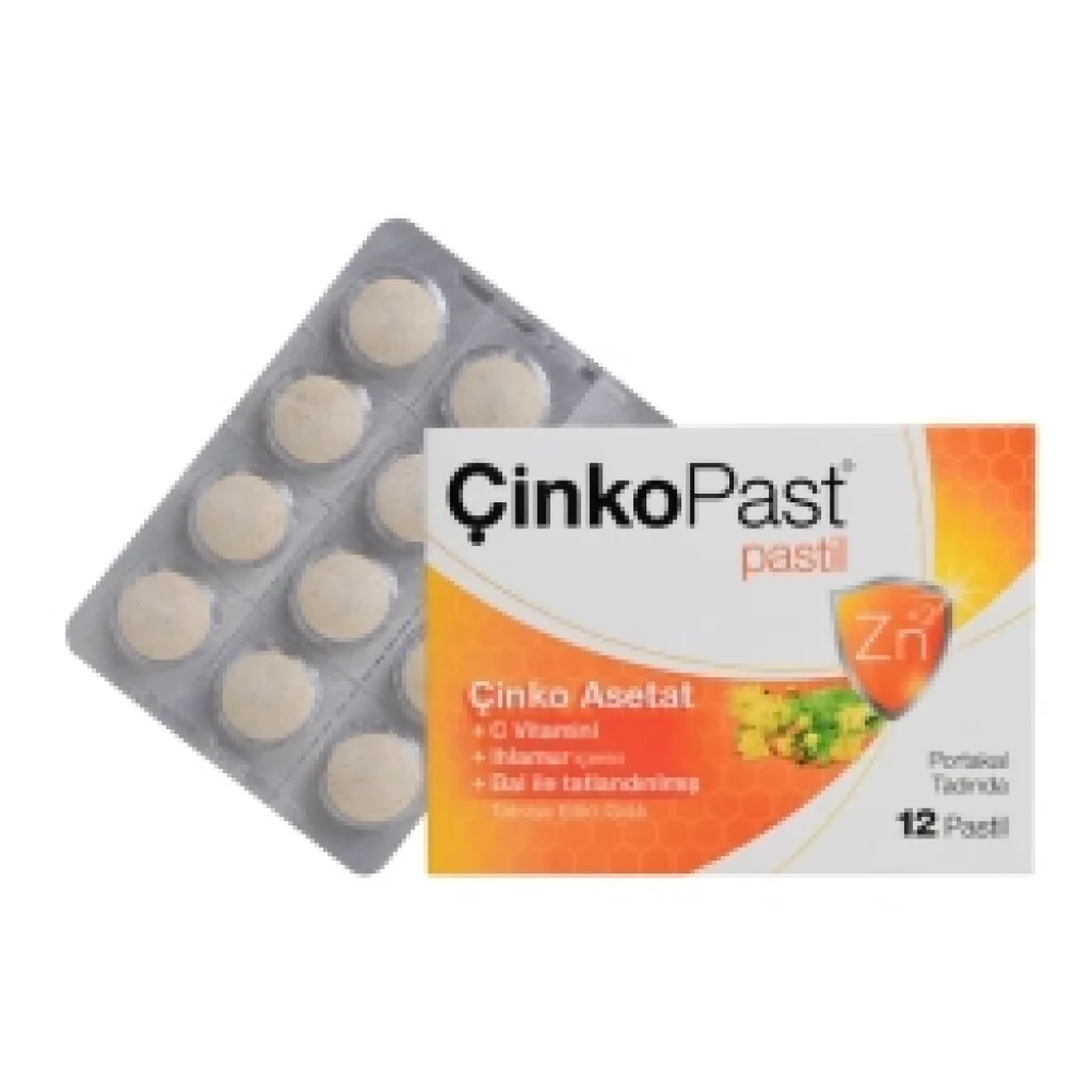 Çinkopast C Vitamini Ihlamur Bal Pastil 12li