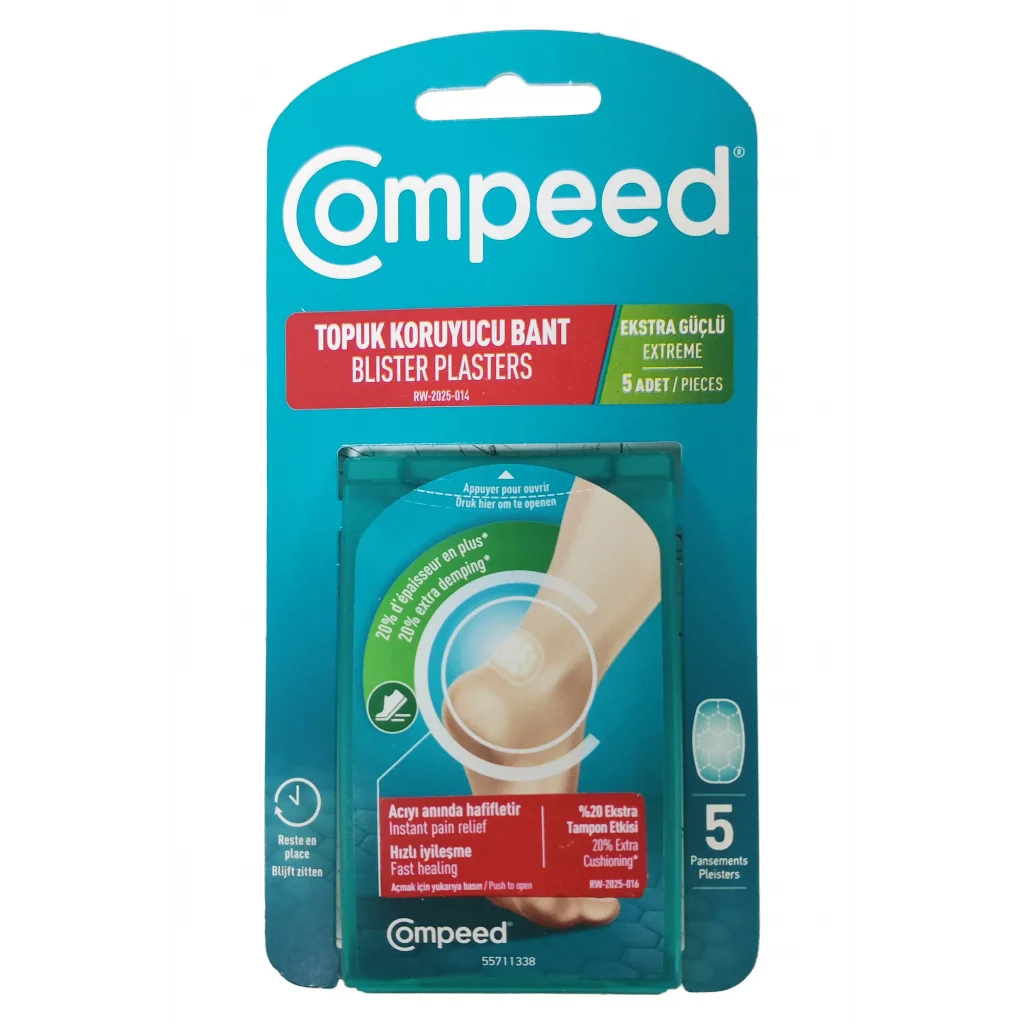 Compeed Topuk Koruyucu Bant Extra Güçlü 5li
