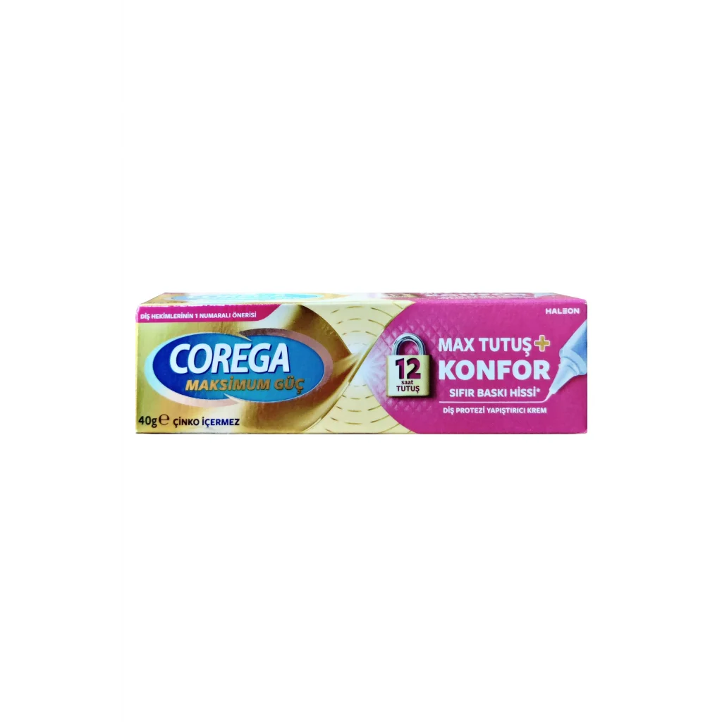 Corega Diş Protez Yapıştırıcı Krem Yastık Konforu 40 gr