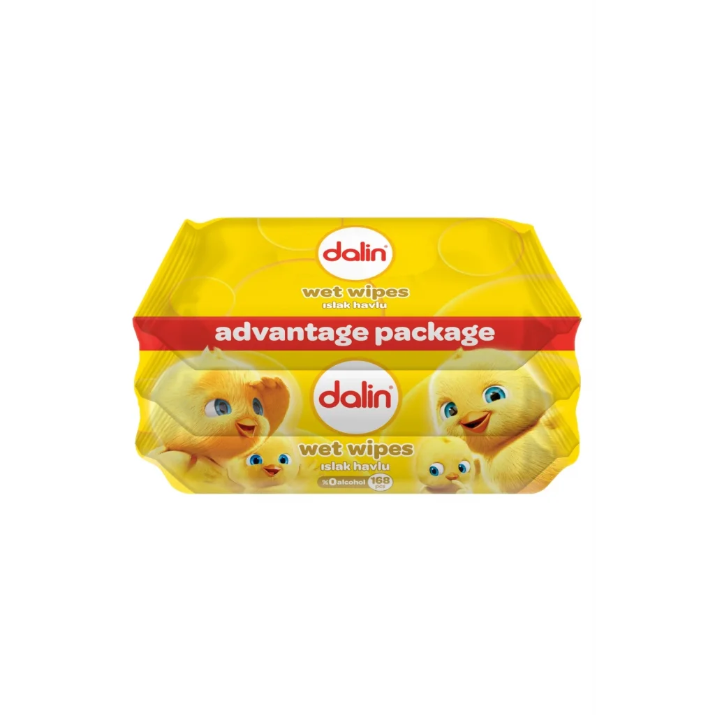 Dalin Islak Havlu 3lü Paket - 56 Adet x 3