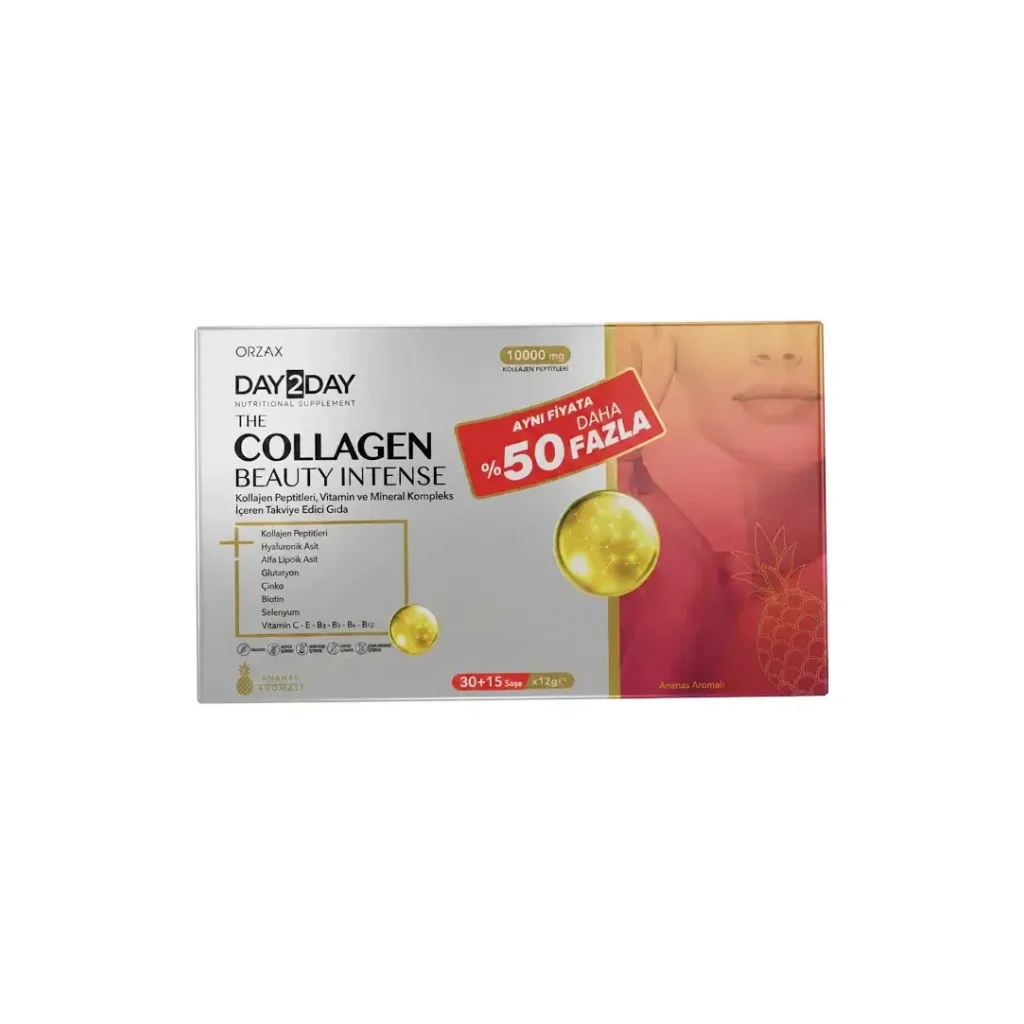 Day2day Collagen Beauty İntense Ananas 30+15 Saşe
