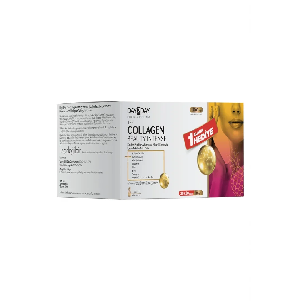 Day2day The Collegen Beauty Ananas Aromalı 10000 mg 30 Saşe - 1 Alana 1 Hediye