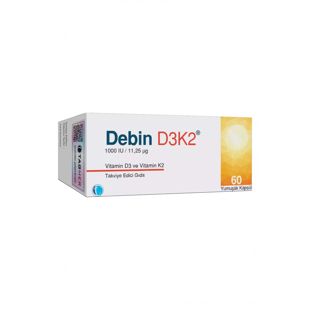 Debin D3 K2 60 Yumuşak Kapsül