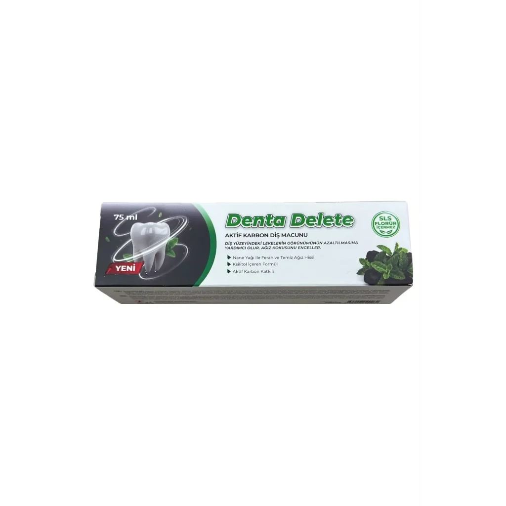 Denta Delete Aktif Karbon Diş Macunu 75 ml