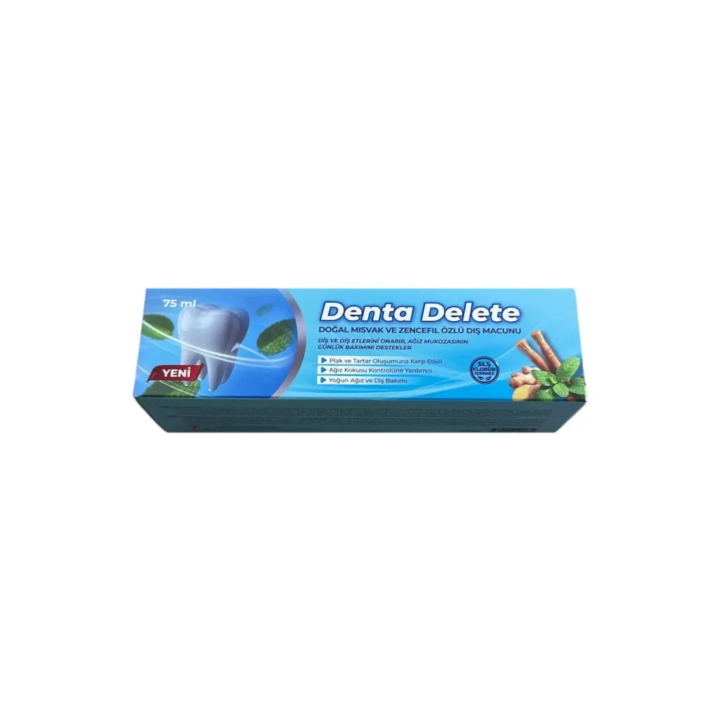 DENTA DELETE MISVAK ZENCEFIL DIS MACUNU 75 ML