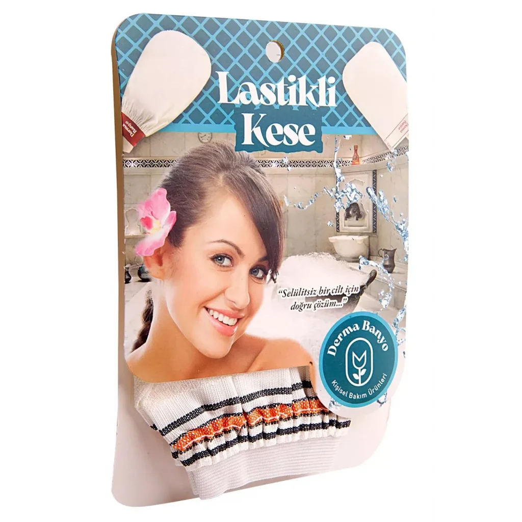 Derma Banyo Krep Lastikli Kese