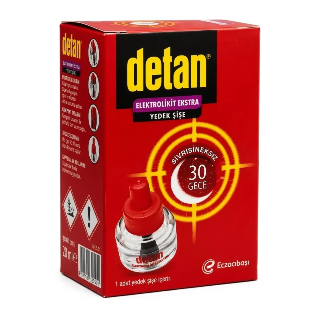 Detan Elektro Likit Super 30 Gece Yedek