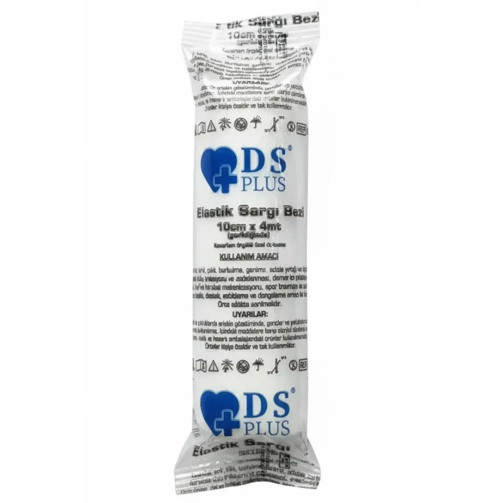 DS Plus Elastik Sargı Bezi 10 cm x 4 m