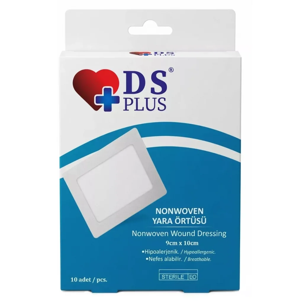 DS PLUS Esnek (nonwoven) Yara Örtüsü 9cm*10cm - (10 Adet)