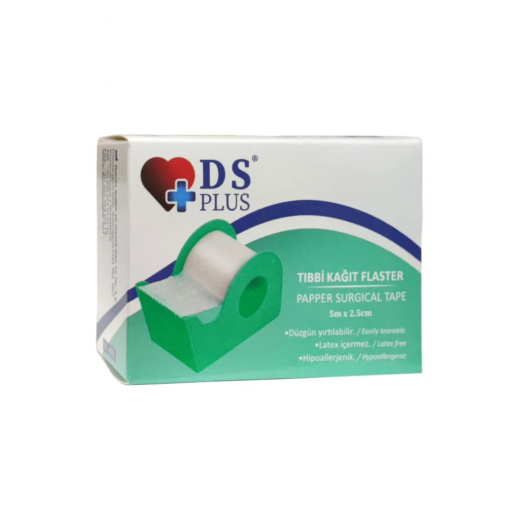 DS Plus Kağıt Flaster 5 m x 2,5 cm