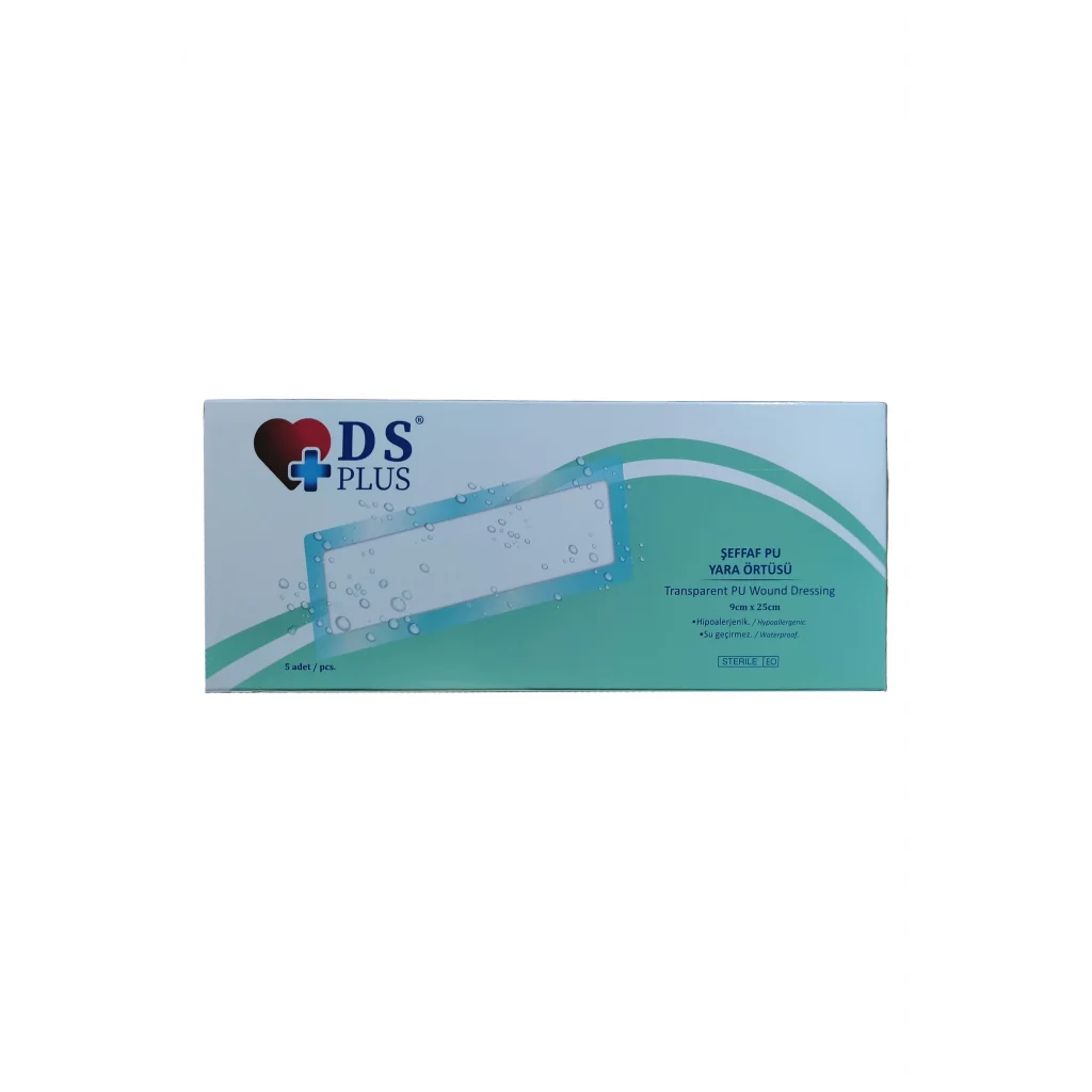 DS Plus Şeffaf Yara Örtüsü 9x25 cm 5li