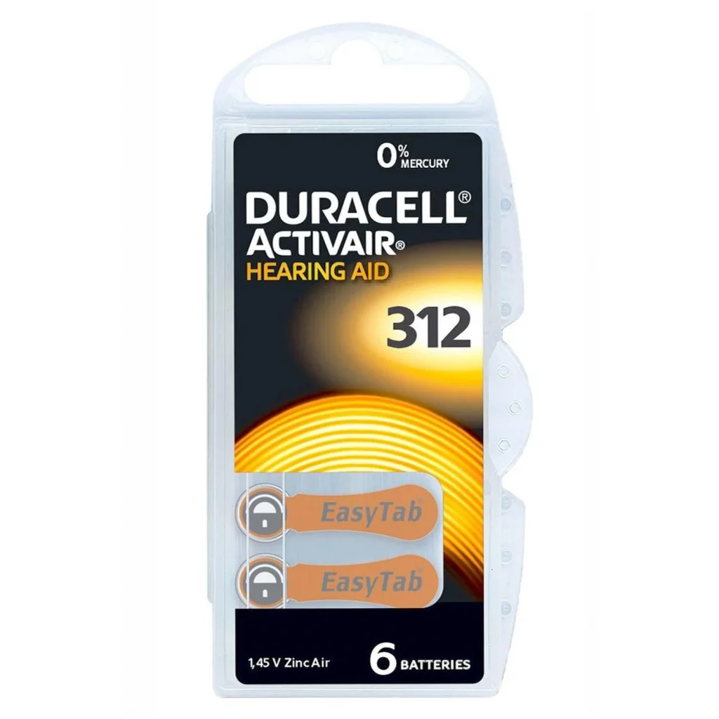 Duracell İşitme Cihazı Pili 312
