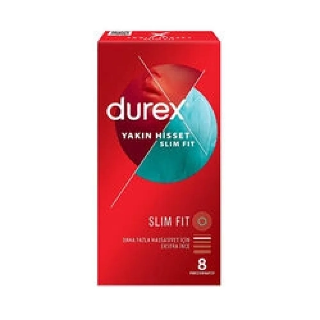 Durex Yakın Hisset Slim Fit 8li