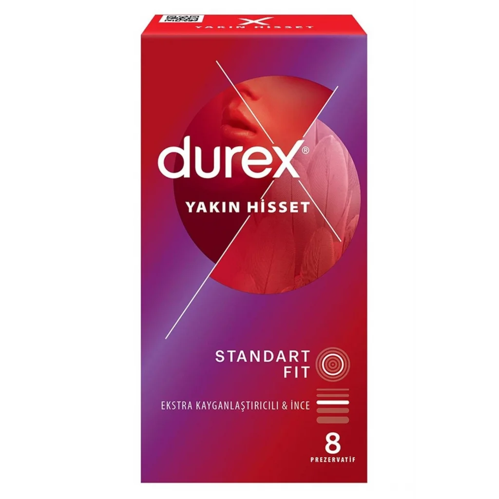 Durex Yakın Hisset Standart Fit 8li Prezervatif