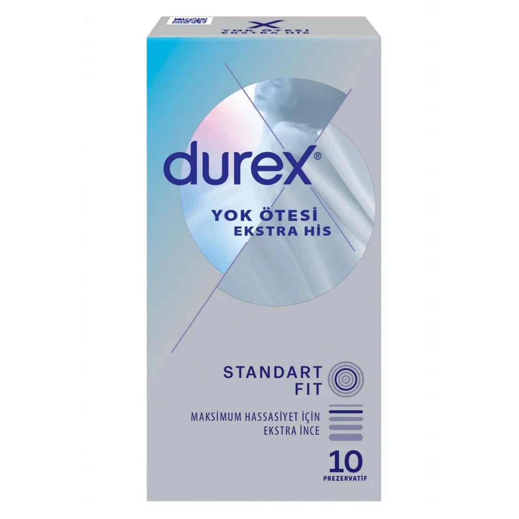 Durex Yok Ötesi Ekstra İnce Ekstra His 10lu Prezervatif