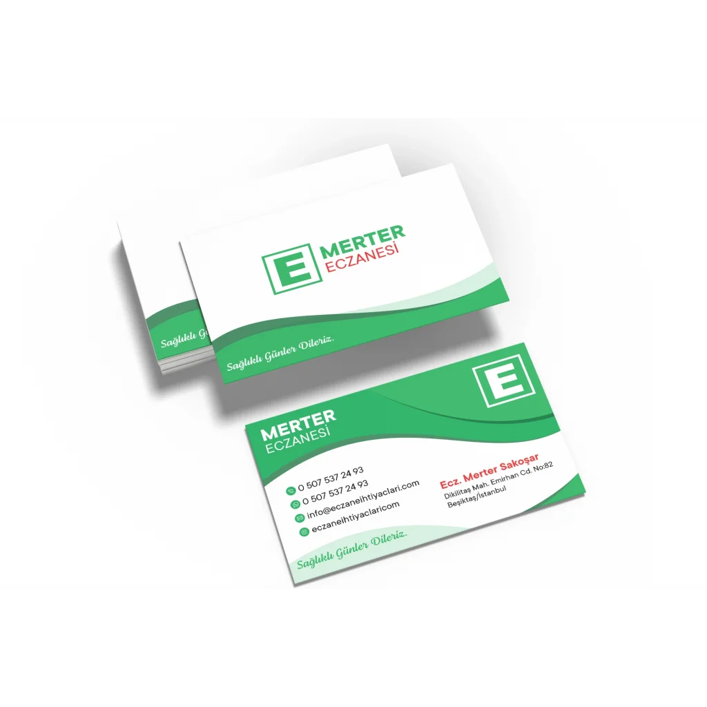 Eczane Kartvizit No:112 1000 Adet