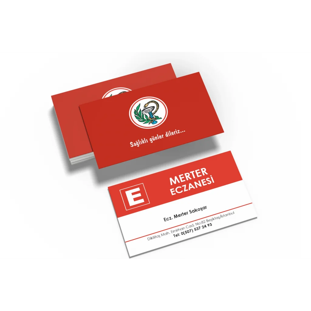 Eczane Kartvizit No:70 1000 Adet