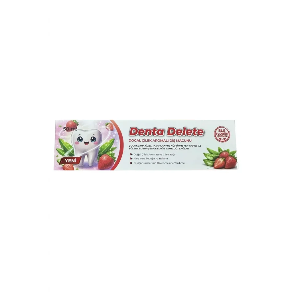Egş Derma Denta Doğal Çilek Aromalı Çocuk Diş Macunu
