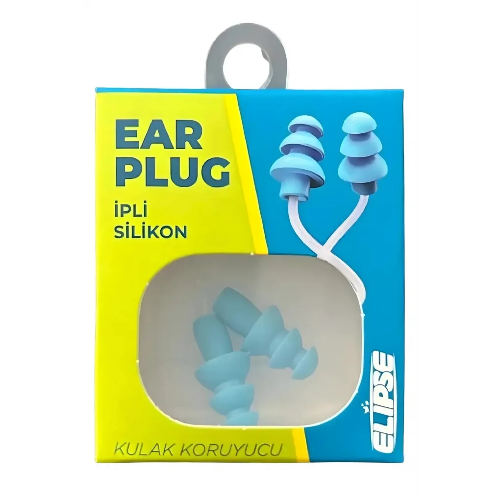 Elipse Kulak Tıkacı İpli Silikon 2li