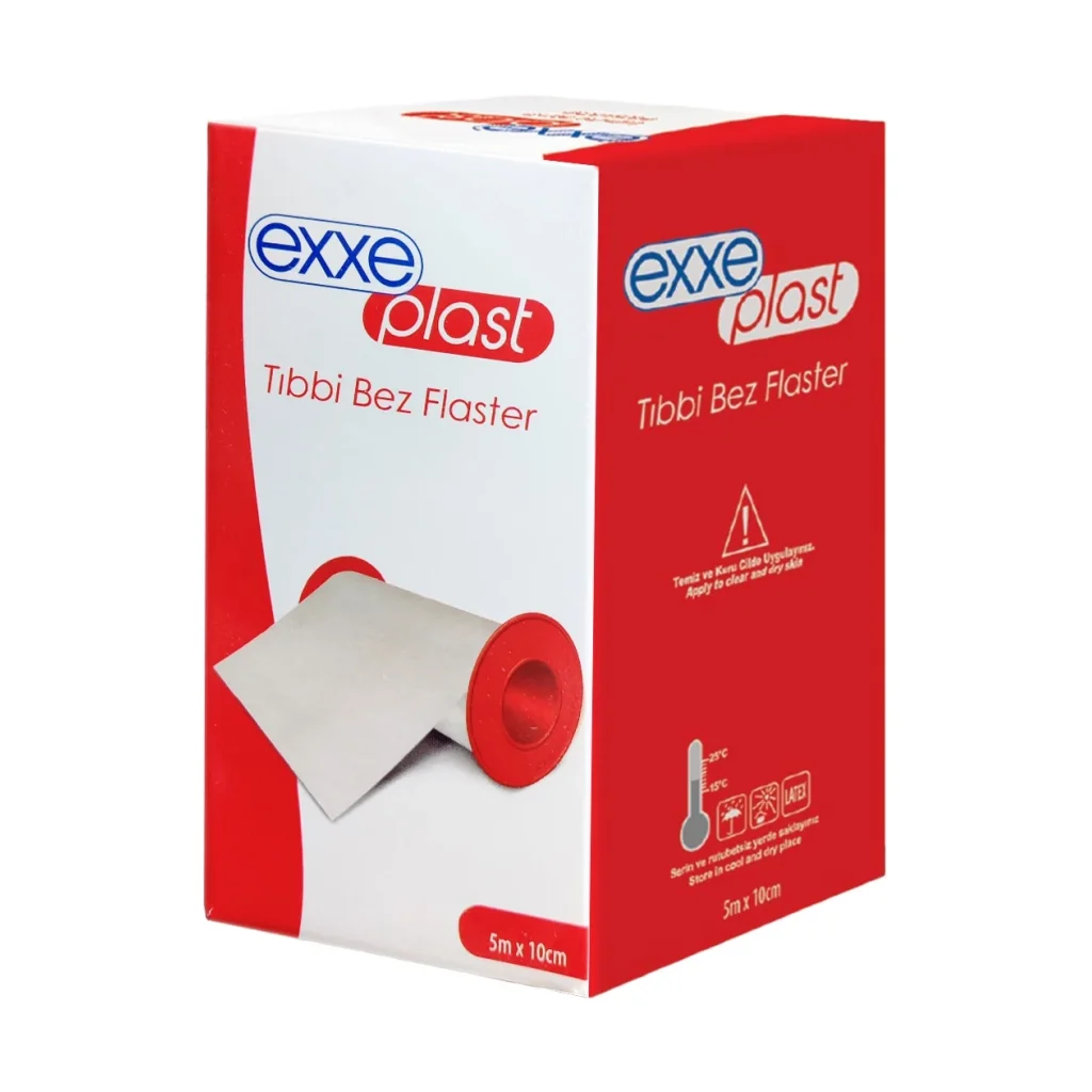 Exxe Plast Tıbbi Bez Flaster 5 m x 10 cm