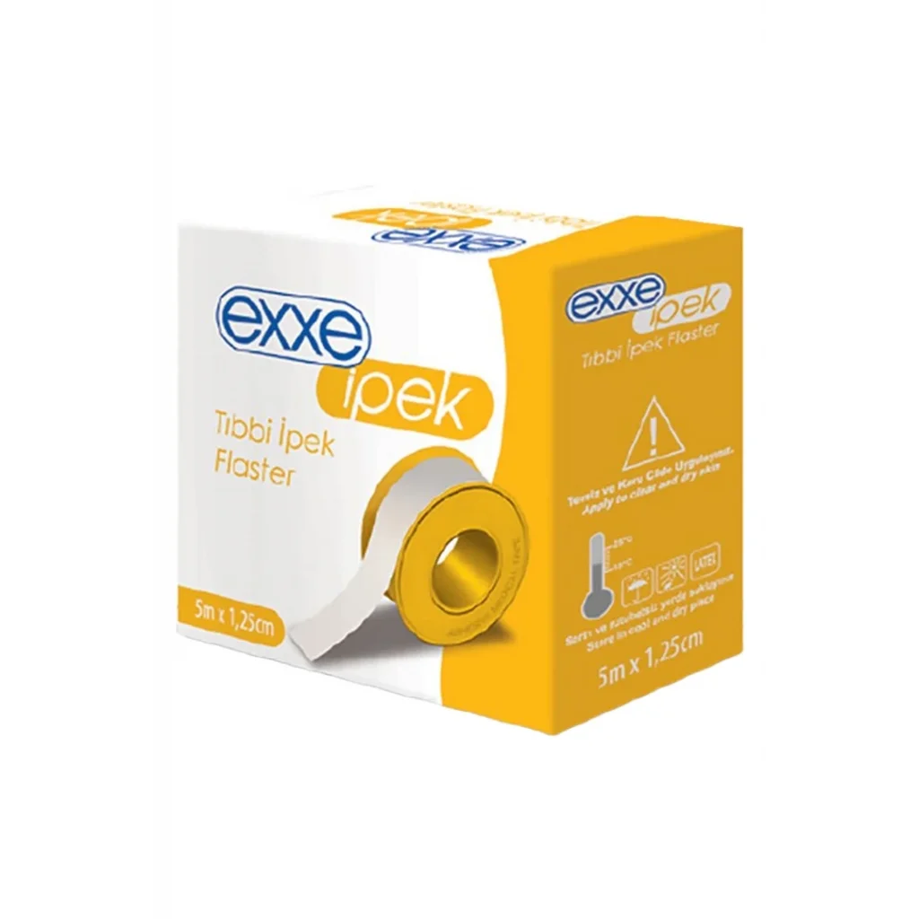 Exxe Tıbbi İpek Flaster 5 m x 1.25 cm
