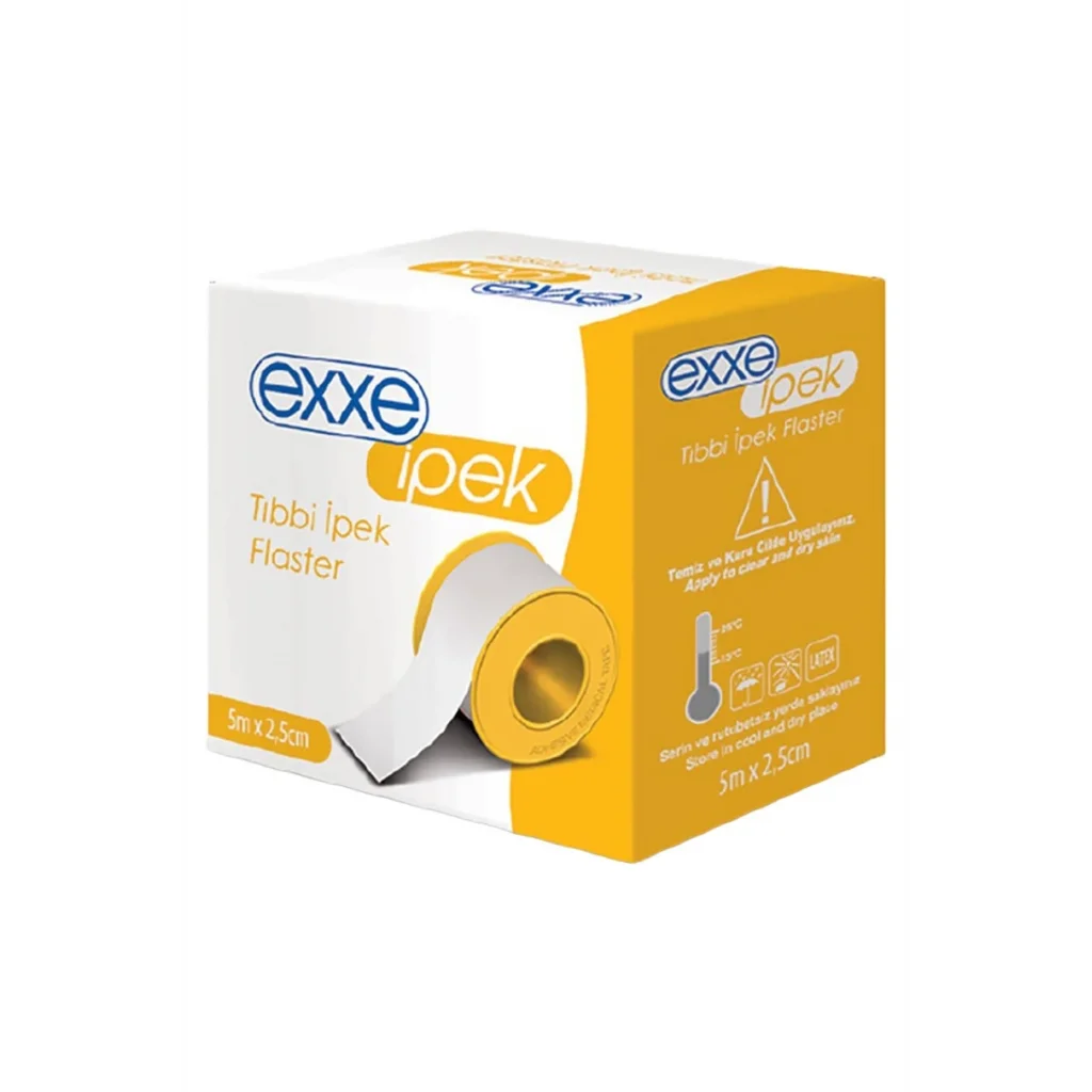 Exxe Tıbbi İpek Flaster 5 m x 2.5 cm