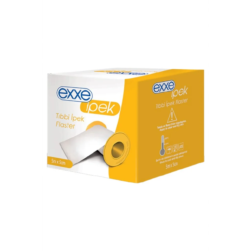 Exxe Tıbbi İpek Flaster 5 m x 5 cm