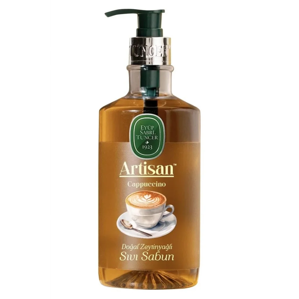 Eyüp Sabri Tuncer Artisan Doğal Zeytinyağlı Sıvı Sabun Cappucino 600 ml