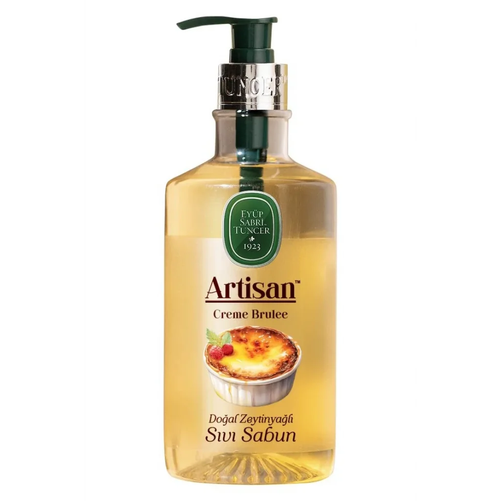 Eyüp Sabri Tuncer Artisan Doğal Zeytinyağlı Sıvı Sabun Creme Brulee 600 ml