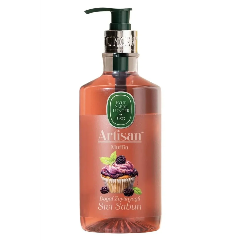 Eyüp Sabri Tuncer Artisan Doğal Zeytinyağlı Sıvı Sabun Muffin 600 ml
