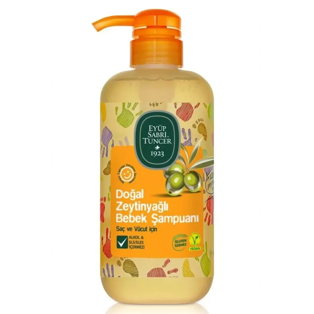 Eyüp Sabri Tuncer Doğal Zeytinyağlı Bebek Şampuanı 600 ml