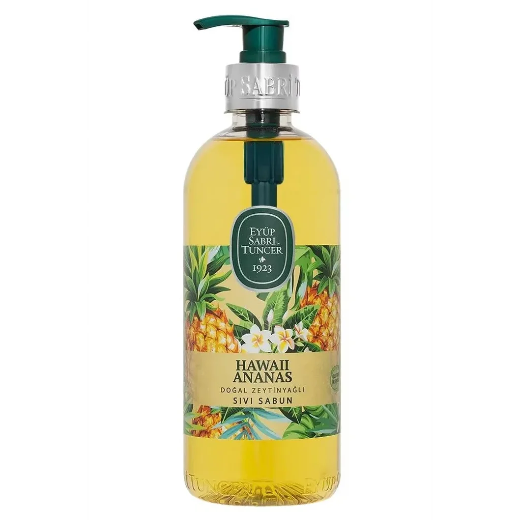 Eyüp Sabri Tuncer Doğal Zeytinyağlı Sıvı Sabun Hawaii Ananas 500 ml