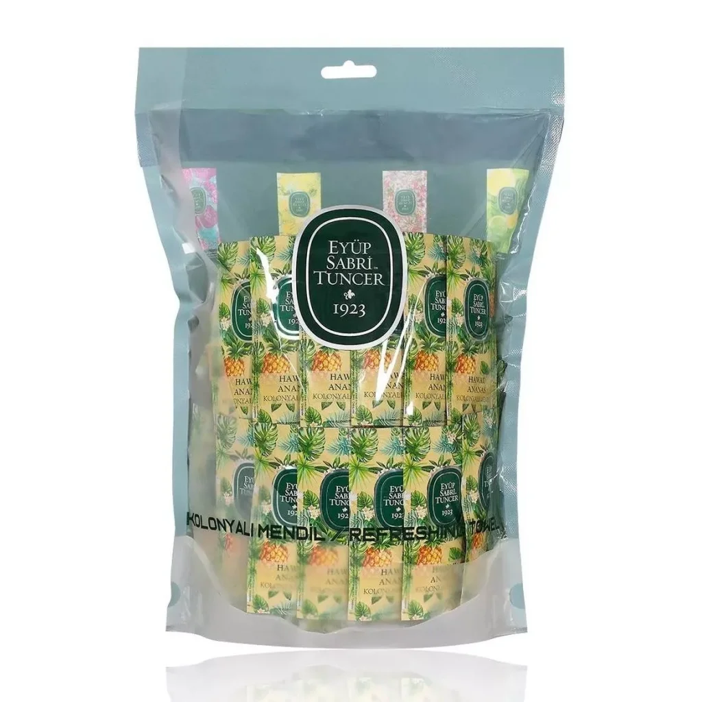 Eyüp Sabri Tuncer Hawaii Ananas Kolonyalı Mendil Küçük Boy 150li