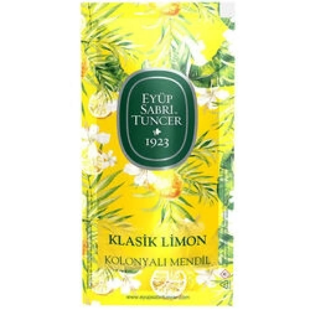 Eyüp Sabri Tuncer Klasik Limon Kolonyalı Mendil 150li