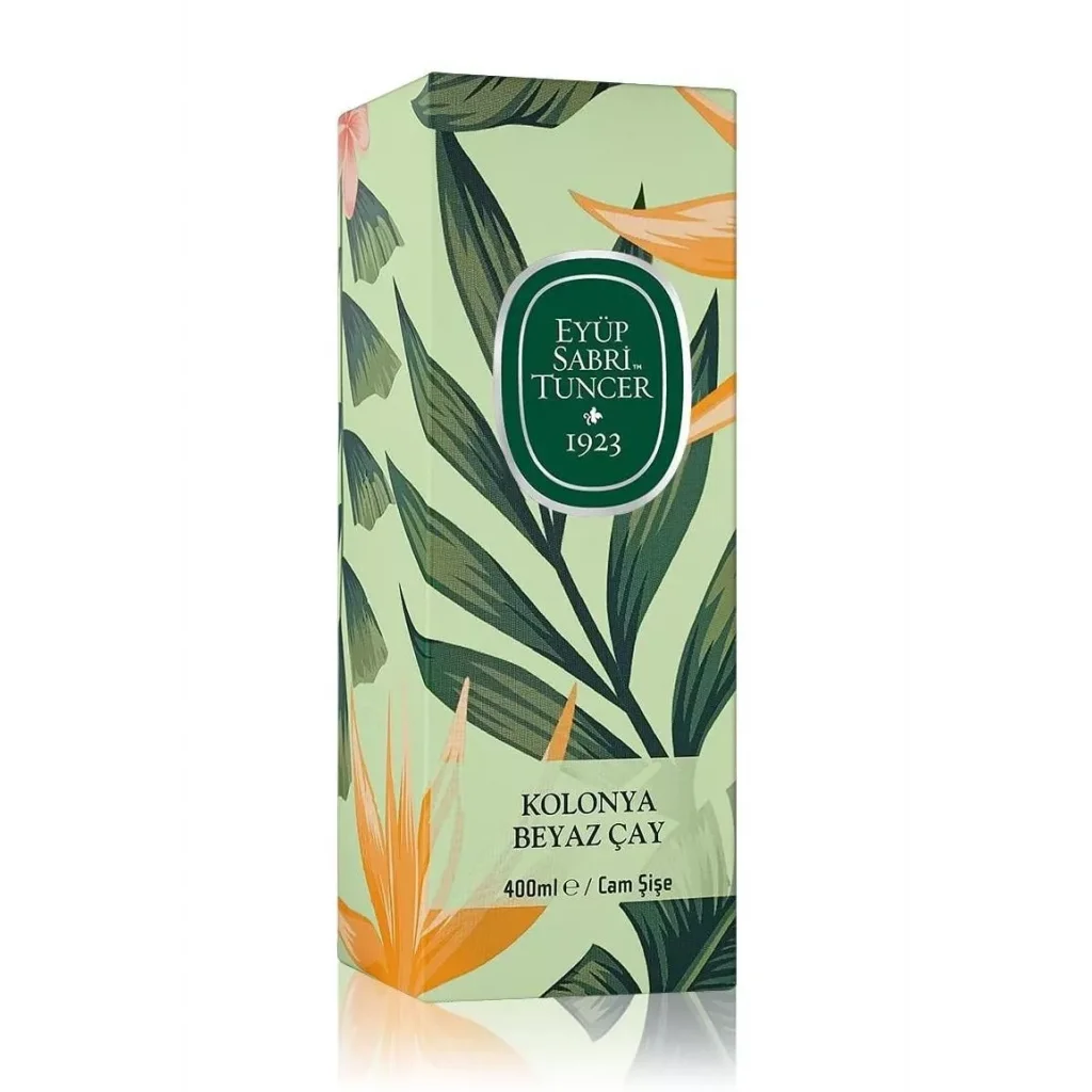 Eyüp Sabri Tuncer Kolonya Beyaz Çay Cam Şişe 400 ml