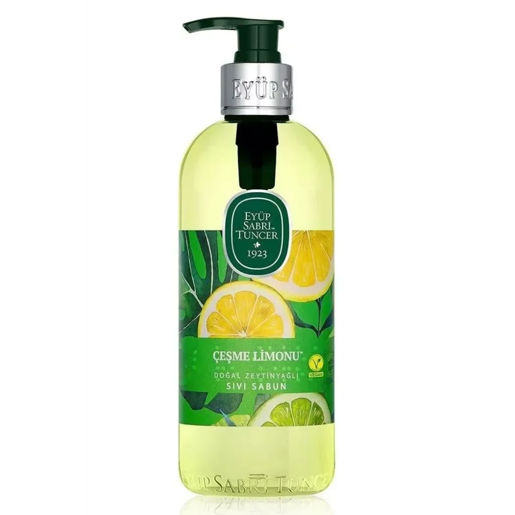Eyüp Sabri Tuncer Sıvı Sabun Çeşme Limonu Doğal Zeytinyağlı 500 ml