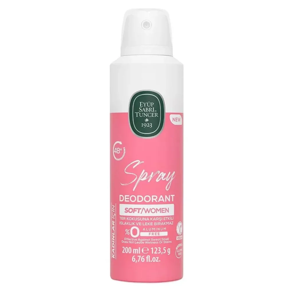Eyüp Sabri Tuncer Soft Kadın Sprey Deodorant 200 Ml